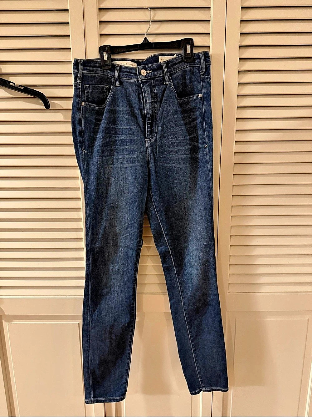 Pilcro and the Letterpress Straight Leg Jeans Blue Waist 29